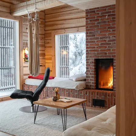 Handcrafted Log Aarreaitta Villa