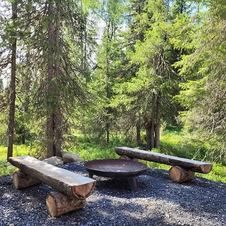 Villa Handcrafted Log Aarreaitta